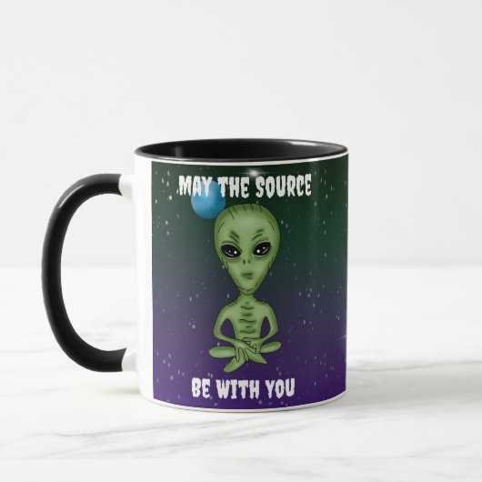 Kan de bron bij u zijn | Alien Planets Mok (Links)