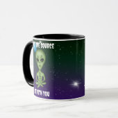 Kan de bron bij u zijn | Alien Planets Mok (Voorkant links)
