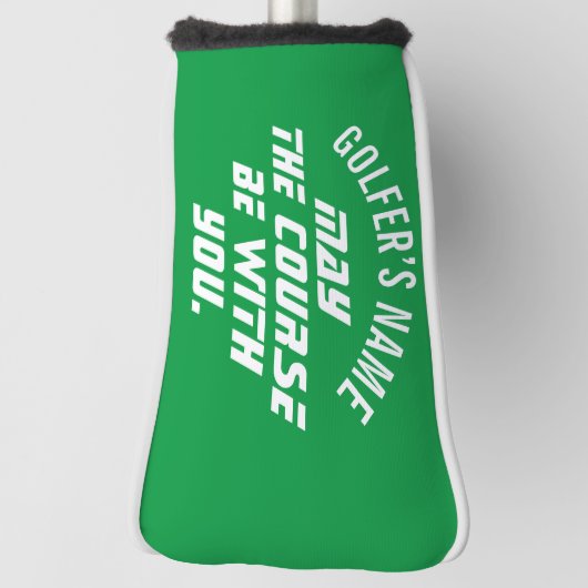 Kan de cursus bij het Hoesje van de Aangepaste Put Golfheadcover (Draai 90)