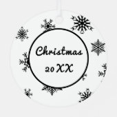 Kan de cursus bij U zijn, Disc Golf Metalen Ornament (Achterkant)