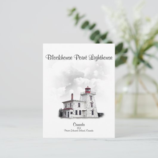 Kan de Lichte Prins Edward Is van het Punt van het Briefkaart (Staand voorkant)