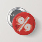 Kan de officiële 99%-pincode zijn ronde button 5,7 cm (Voorkant /achterkant)