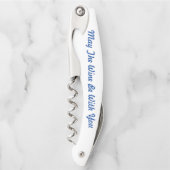 Kan de schroef niet uitvallen kurkentrekker (Voorkant)