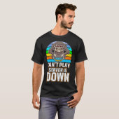 Kan de server niet afspelen is down-videogame t-shirt (Voorkant volledig)