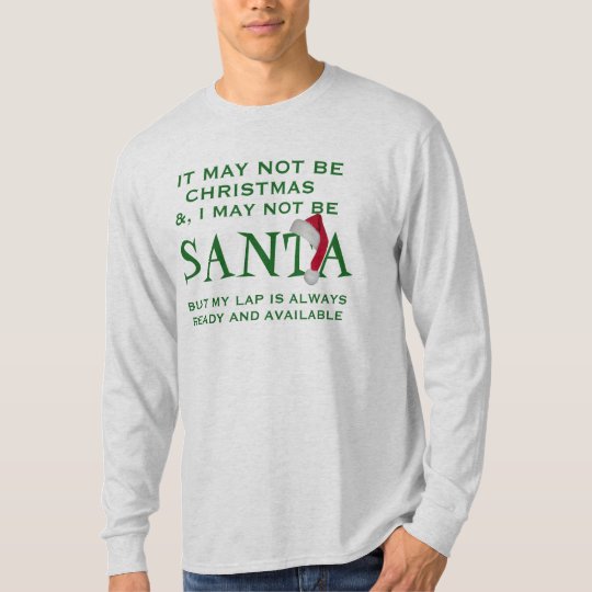 kan de t-shirtontwerp van santa geen grappig t shirt