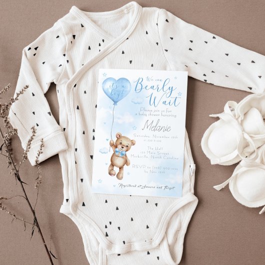 Kan de Uitnodiging van het Baby shower Barly Wacht