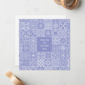 Kan de vierde zijn bij uw Sampler Quilt Quote Notitiekaartje (Voorkant / Achterkant in situ)