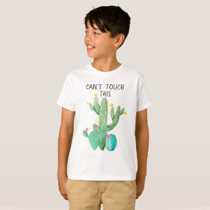 Kan de Waterverf van dit Kind Cactus niet aanraken T-shirt