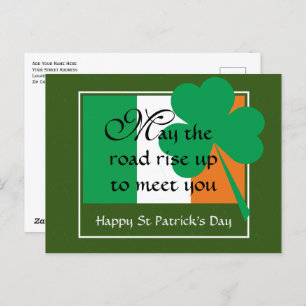 KAN DE WEG VERHOGEN   St Patrick's Day Briefkaart