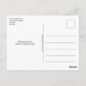 KAN DE WEG VERHOGEN | St Patrick's Day Briefkaart (Achterkant)