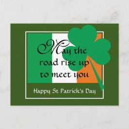 KAN DE WEG VERHOGEN | St Patrick's Day Briefkaart