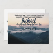 Kan de Wereld veranderen Briefkaart (Voorkant / Achterkant)