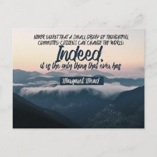 Kan de Wereld veranderen Briefkaart