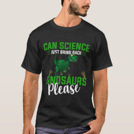 Kan de wetenschap alsjeblieft gewoon de dinosaurië t-shirt