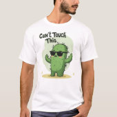 Kan deze cactus niet aanraken t-shirt (Voorkant)