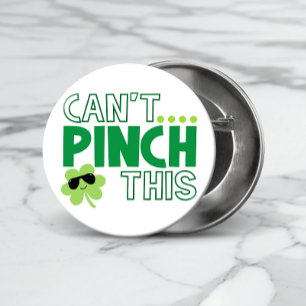 Kan deze Cool Irish Clover niet knijpen Ronde Button 7,6 Cm