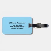 Kan deze grappige waarschuwing aangepaste foto nie bagagelabel (Achterkant horizontaal)