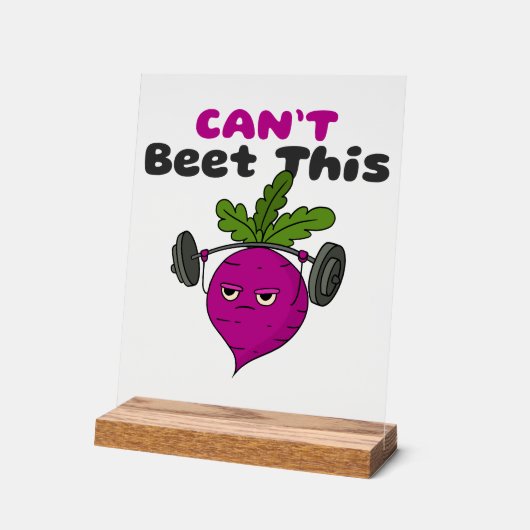 Kan dit grappige bord van de bietenbalie niet wedd (Hoek)