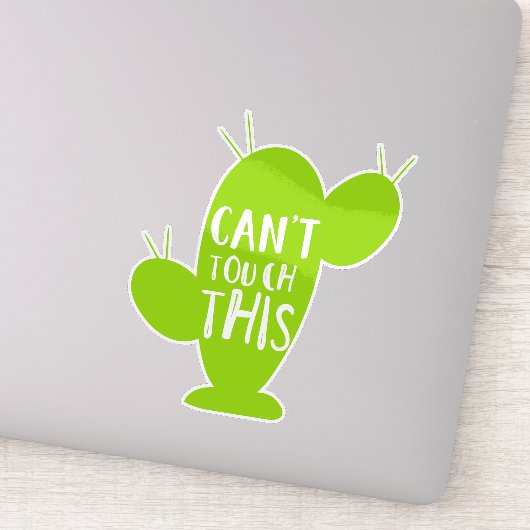 Kan dit niet aanraken, Cacti, Cactus, Succulent, P Sticker (Detail)