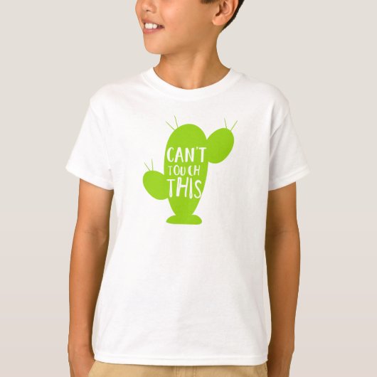 Kan dit niet aanraken, Cacti, Cactus, Succulent, P T-shirt (Voorkant)