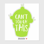 Kan dit niet aanraken, Cactus, Cacti, Succulent, P Sticker (Vel)