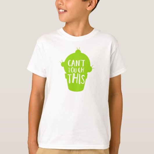Kan dit niet aanraken, Cactus, Cacti, Succulent, P T-shirt (Voorkant)