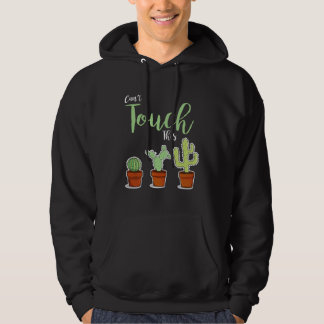 Kan dit niet aanraken  sappige plant hobbytuinier  hoodie