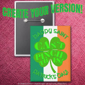 "Kan dit niet knijpen!" Saint Patrick's Day Ierse  Button