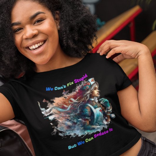 Kan dom niet oplossen: elegante elegantie t-shirt