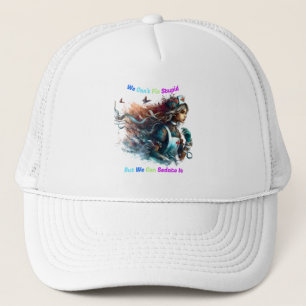 Kan dom niet oplossen: elegante elegantie trucker pet