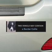 kan een border collie bevatten bumpersticker (Op auto)