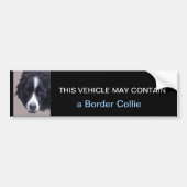 kan een border collie bevatten bumpersticker (Voorkant)