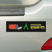 kan een bussticker bumpersticker (Op auto)