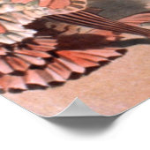 Kan een dansende meiden met een tintage poster (Hoek)