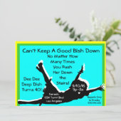 Kan een goede vis niet naar beneden houden Sleep Q Kaart (Staand voorkant)