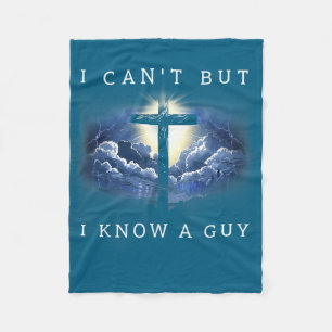 Kan een kerel jesus kruis grappig christelijk niet fleece deken