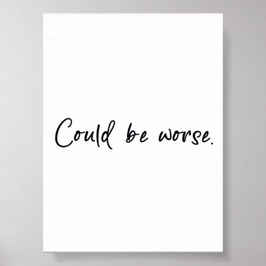 Kan erger zijn poster (Voorkant)