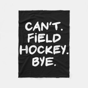 Kan Field Hockey Vaarwel Grappig Fleece Deken