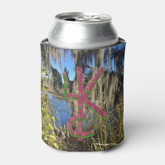 Kan & Flessenisolator (Coozie) Woodland kan koelen Blikjeskoeler (Blikje Voorkant)