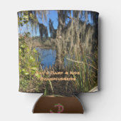 Kan & Flessenisolator (Coozie) Woodland kan koelen Blikjeskoeler (Achterkant)