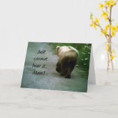 KAN GEEN BEER OM JE TE MISSEN OP MOEDERDAG KAART (Gele Bloem)