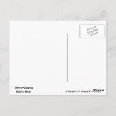 Kan geen "Beer" om Poconos Briefkaart te laten (Achterkant)