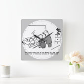 Kan geen Betaalverhoging geven maar kan een Parkee Vierkante Klok (Huis)