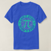Kan geen einde maken aan de Wiskunde Pi Day Funny  T-shirt (Design voorkant)