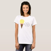 Kan geen geluk kopen Ice Cream Funny T-shirt (Voorkant volledig)