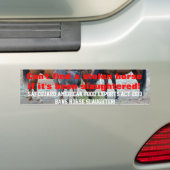 Kan geen gestolen paard vinden als het is geslacht bumpersticker (Op auto)