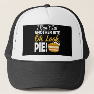 Kan geen hap meer eten Oh kijk taart grappig Trucker Pet