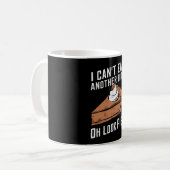 Kan geen hap meer nemen O kijk taart Thanksgiving Koffiemok (Voorkant links)