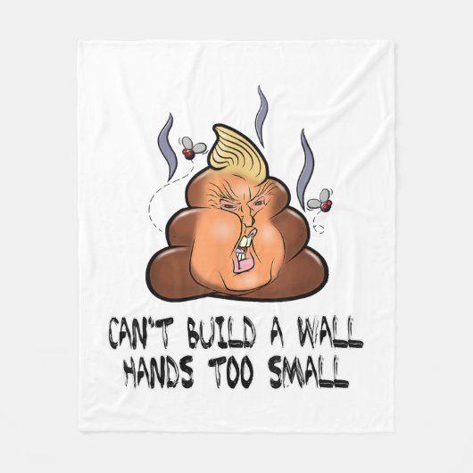 Kan geen muurhanden te kleine grappige antitrommel fleece deken (Voorkant)