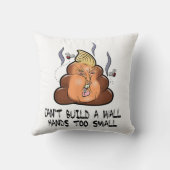 Kan geen muurhanden te kleine grappige antitrommel kussen (Achterkant)